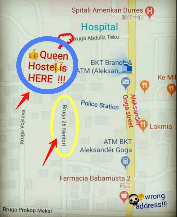 Queen Hostel Δυρράχιο Εξωτερικό φωτογραφία